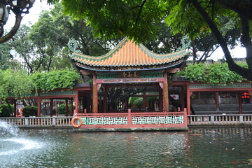 Obraz premium Pavilion in Chinese classical garden