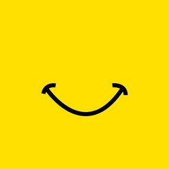 Smile Vector Template Design Illustration