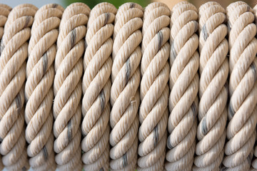 Striped pattern is used as a background.