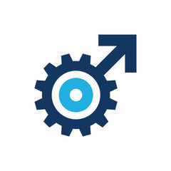 Wheel Man Logo Icon Design