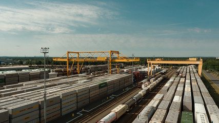Fototapeta premium Umschlagplatz