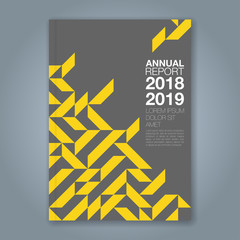 Abstract minimal geometric shapes polygon design background for business annual report book cover brochure flyer poster