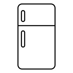 fridge kitchen appliance icon vector illustration design