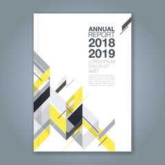Abstract minimal geometric shapes polygon design background for business annual report book cover brochure flyer poster