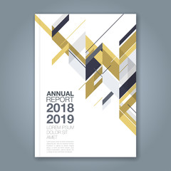 Abstract minimal geometric shapes polygon design background for business annual report book cover brochure flyer poster