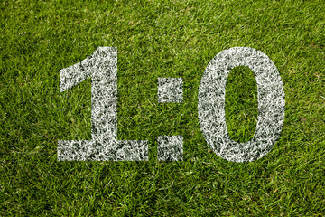 Fußball Torstand 1:0