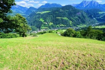 Gebirge Hochgebirge Landschaft Berge Alm