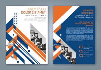 Abstract minimal geometric shapes polygon design background for business annual report book cover brochure flyer poster