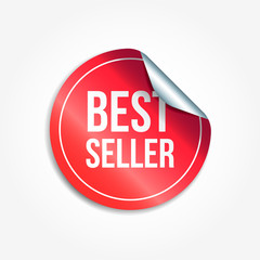 Best Seller Shopping Vector Sticker