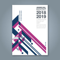Abstract minimal geometric shapes polygon design background for business annual report book cover brochure flyer poster
