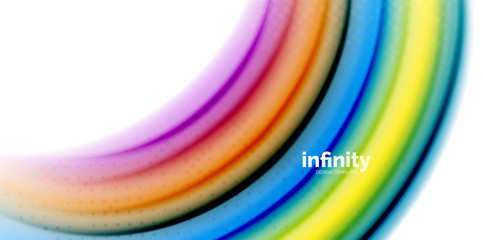 Gel jelly fluid flowing liquid rainbow style colours, wave abstract background, modern minimal colorful design