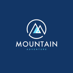 Mountain logo concept design - Vector EPS10.