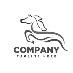run Jumping horse logo