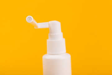 medical bottle close up
