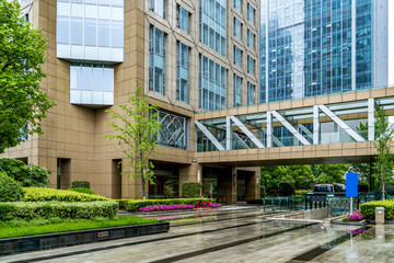 Commercial Building Office Entrance
