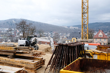 Fototapeta premium baustelle 