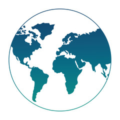 Obraz premium world planet earth icon vector illustration design