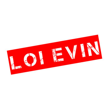 Tampon avec texte loi Evin