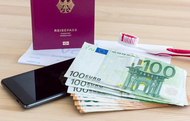 die wichtigsten reiseutensilien