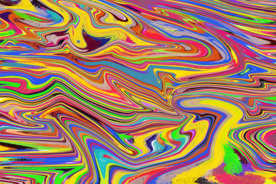 colorful liquid abstract background in motion