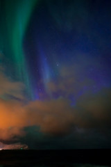 Fototapeta na wymiar Northern lights in Norway