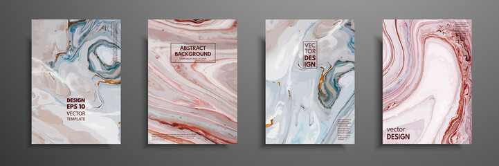 Swirls of marble or the ripples of agate. Liquid marble texture. Fluid art. Applicable for design covers, presentation, invitation, flyers, annual reports, posters and business cards. Modern artwork.
