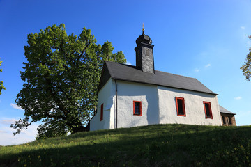 Die Katharinenkapelle in Wallersberg, St. Katharina, Weismain, Landkreis Lichtenfels, Oberfranken, Bayer, Deutschland