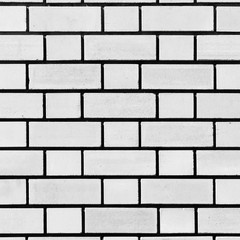 White brick wall as an abstract background