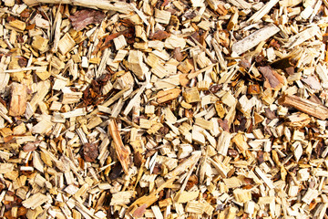 Large sawdust, background , wood texture