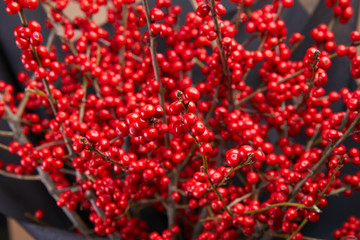 European Holly (Ilex) bouquet