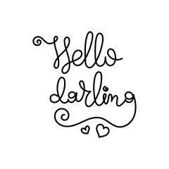 Hand written calligraphy quote motivation for life and happiness. For postcard, poster, prints, cards graphic design.