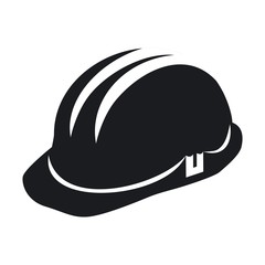 Vector illustration of a web icons - safety helmet, hard hat