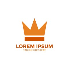 Obraz premium crown logo. vector illustration. icon