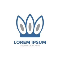 crown logo. vector illustration. icon