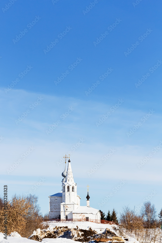 Sticker Church of Saints Cosmas and Damian in Suzdal