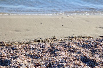 ocean background for text with sea sand 