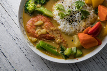 Curry Seafood Rice