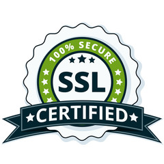 SSL Certified label illustration