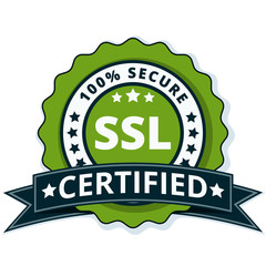 SSL Certified label illustration