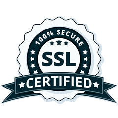 SSL Certified label illustration