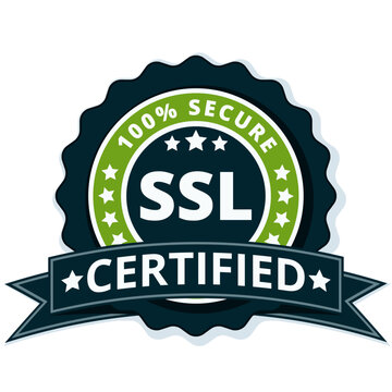 SSL Certified label illustration