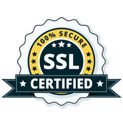 SSL Certified label illustration