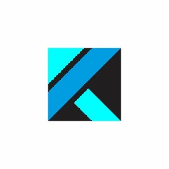 k letter logo design for icon, web, technology, and corporate