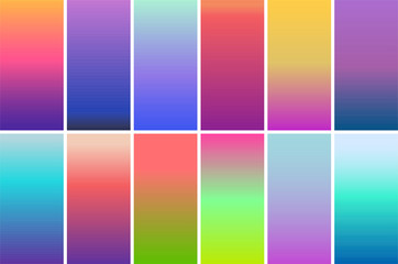 set of colorful backgrounds