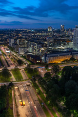 Fototapeta premium Rotterdam skyline photography from euromast, The Netherlands