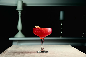 citrus cocktail from grapefruit