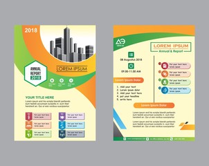 creative cover, layout, brochure, magazine, catalog, flyer for event
