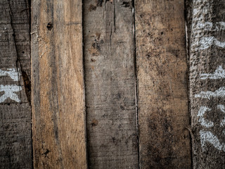 Rustic old weathered wood background horizontal view