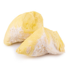 King of fruits, Durain isolated on the white background