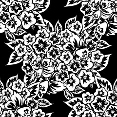 seamless monochrome pattern